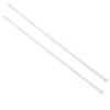 2 Pièces Tringle de Douche Robuste en Acier Inoxydable Résistante à la Corrosion Type à Tension Réglable Extensible pour Utilisation dans le Coin de la Salle de Bain Douche