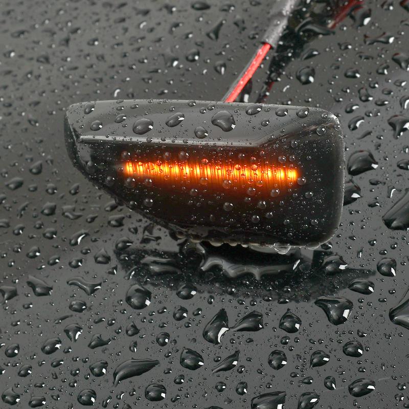 Für Dacia Duster Logan Sandero II Renault Auto LED Dynamischer Seitenmarkierungslicht Sequenzieller Blinker Blinkerlampe E-Prüfzeichen Geprüft