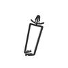 KWS-0~3 Black & White Square Aircraft Plug Buckle