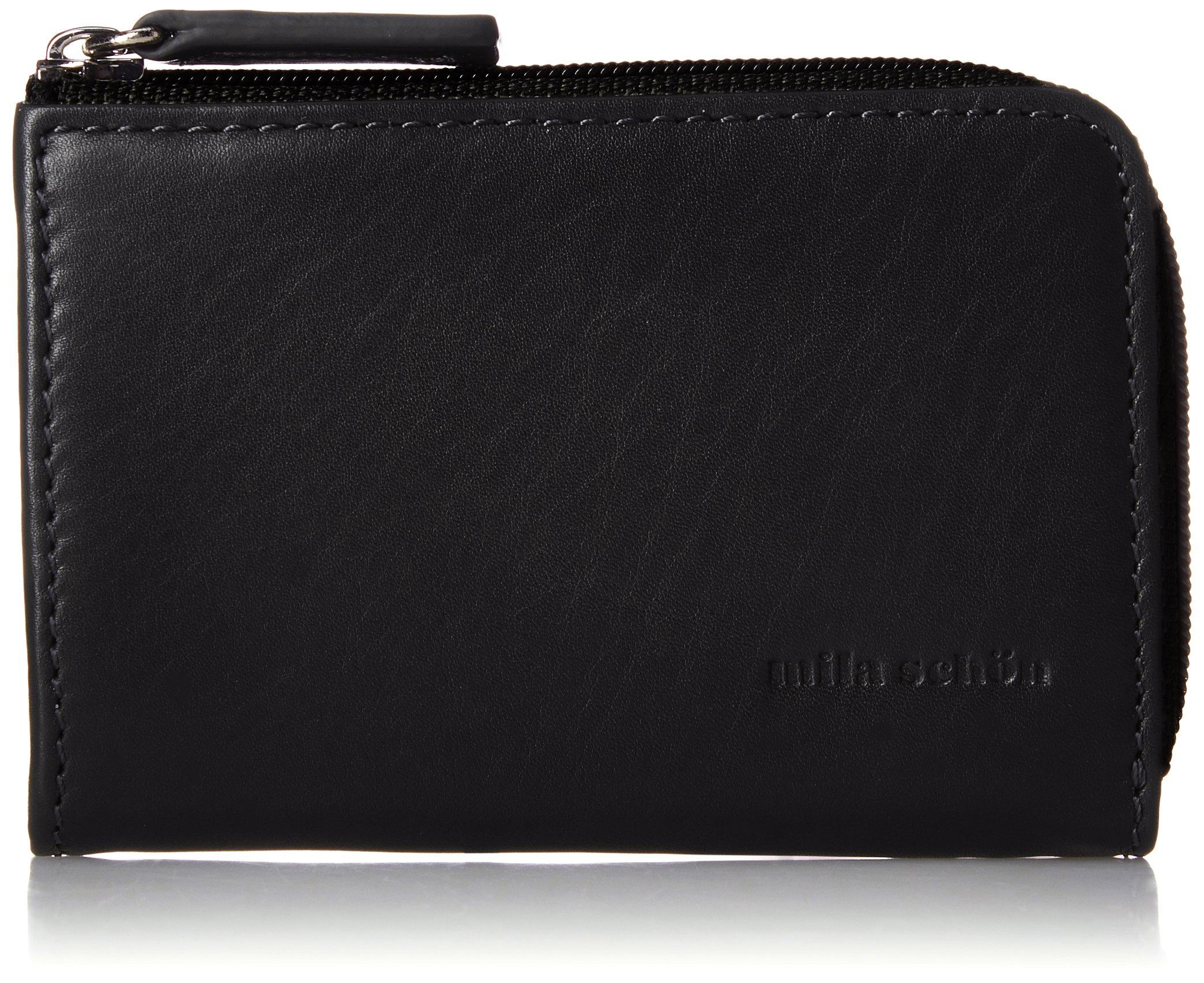 

Coin Purse Elegant Selected Calf Leather Smooth Easy to Use Storage Capacity Orthodox Versatile Black [Mira Schon] [CALF LEATHER] Men s чорний