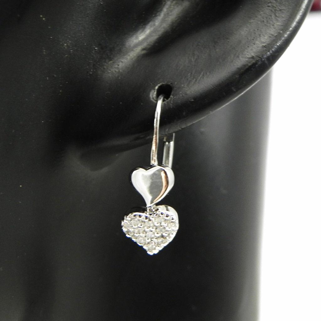 Les Trésors De Lily [G9272] - Silver 'Love' Sleepers