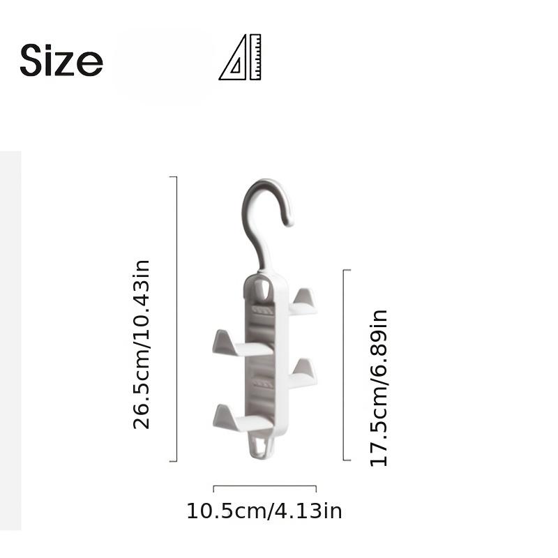 1pc Hanging Rack for Organizing Clothes, Scarves, Bags, And Hats in Your Wardrobe, Designed to Save Space.home organization