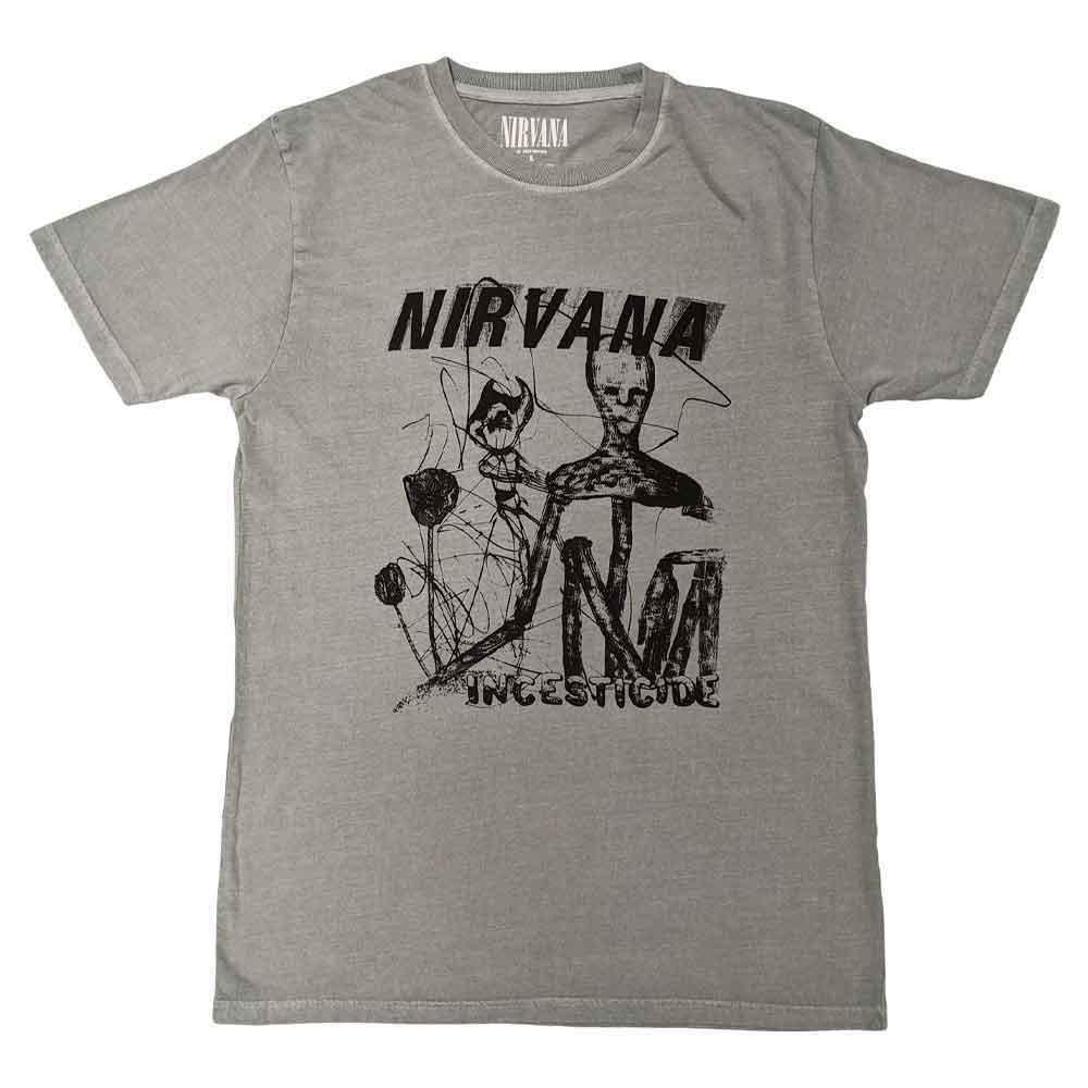 

26 Nirvana T Shirt Incesticide Stacked Band Logo new Official Unisex Unisex T-Shirt L