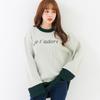 SOMETHING ACOUSTIC Je Tadore Color Block Long Knit (Light Purple, Green, Wine)