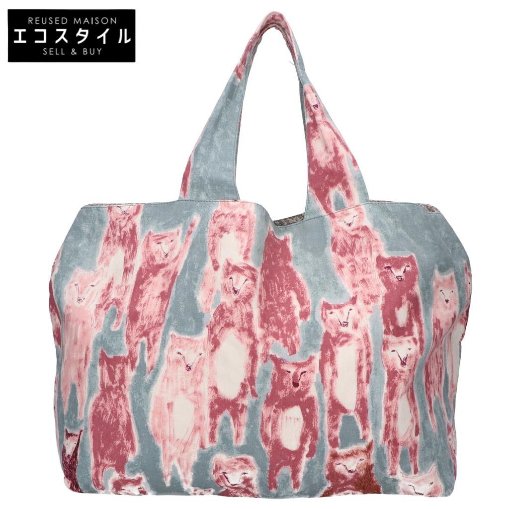 mina perhonen ys9904 Alive 25th Anniversary Panini Tote Bag Green / pinkUsed