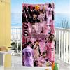 Messi Customized Name Beach Towel Quick-Dry Soft Microfiber Suitable for Swimming Gym Camping Yoga Vacation