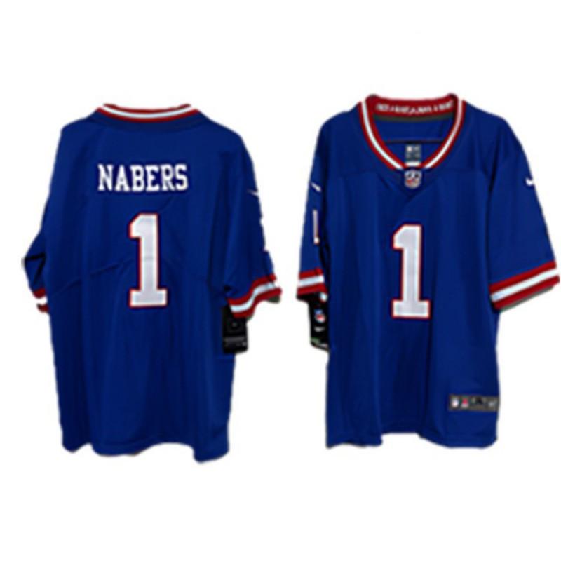NFL New York Giants Youth Football Jersey Custom Number 0 1 51 Embroidered Sportswear Kids Fall Winter