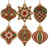 6pcs/set Acrylic Round Board Suncatcher Craft Kit Christmas Decor Craft  Christmas Festival