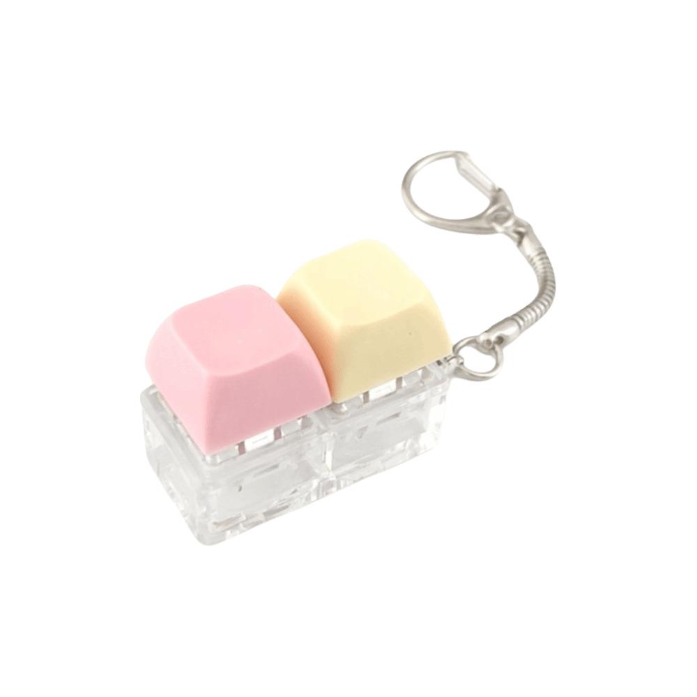 Keycap Fidget Keychain Keys Button Pinch Toy Relaxing Clicker Toy  Adult