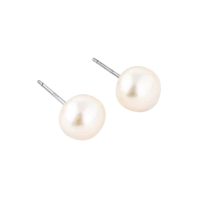 

Arvaleff Классические серьги-пусеты из стерлингового серебра 925 пробы с жемчугом 6mm-6.5mm