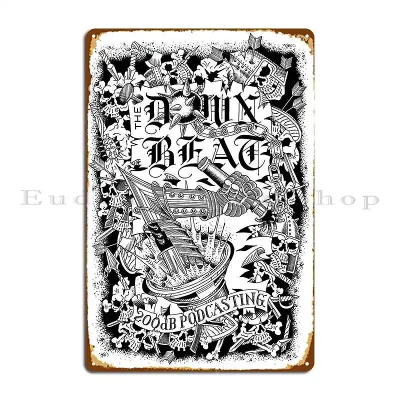 db Podcasting Metal Plaque Living Room Garage Rusty Cinema Designing Tin Sign Poster