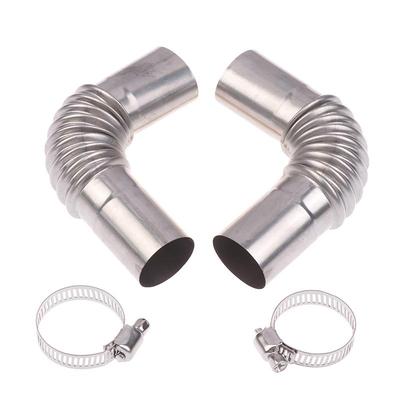 25Mm Elbow Air Diesel Parking Heater Exhaust Pipe Connector W Clamp Exhaust Pipe Tube Connector For Webasto Diesel Boat Heater