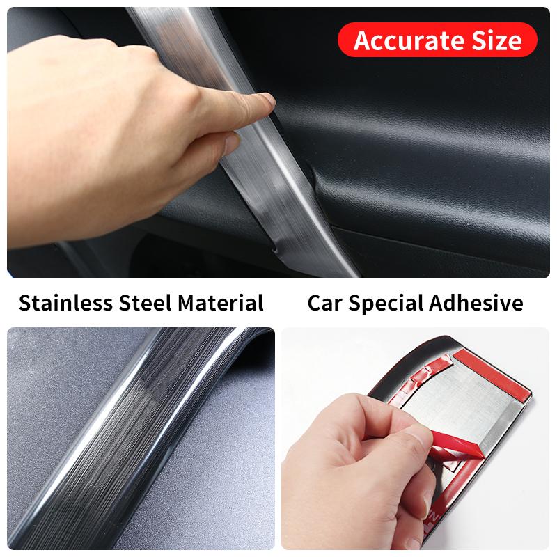 For Right Rudder Toyota Land Cruiser Prado 150 2010-2023 Door Handle Decorative Glass Switch Button LC150 Interior Accessories