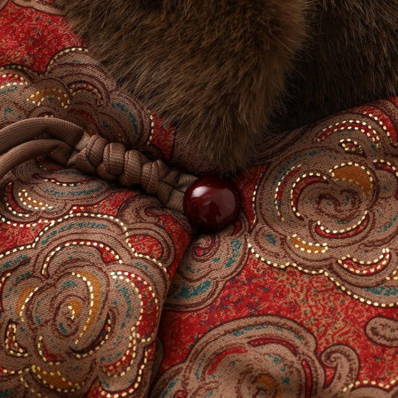 Winter cotton-padded clothes women's stand-up collar large-size jacket warm new velvet thickened cotton clothes