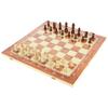 Classic Wooden Chess Board Game 3-in-1 Checkers Backgammon 48X48 Cm