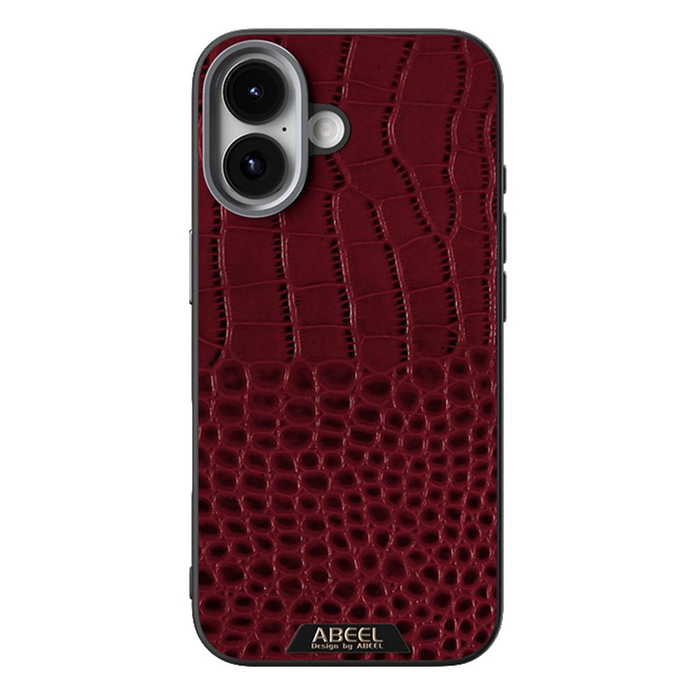 ABEEL For iPhone 17 Case Compatible with MagSafe Crocodile Texture Micro-Embossing Back Cover