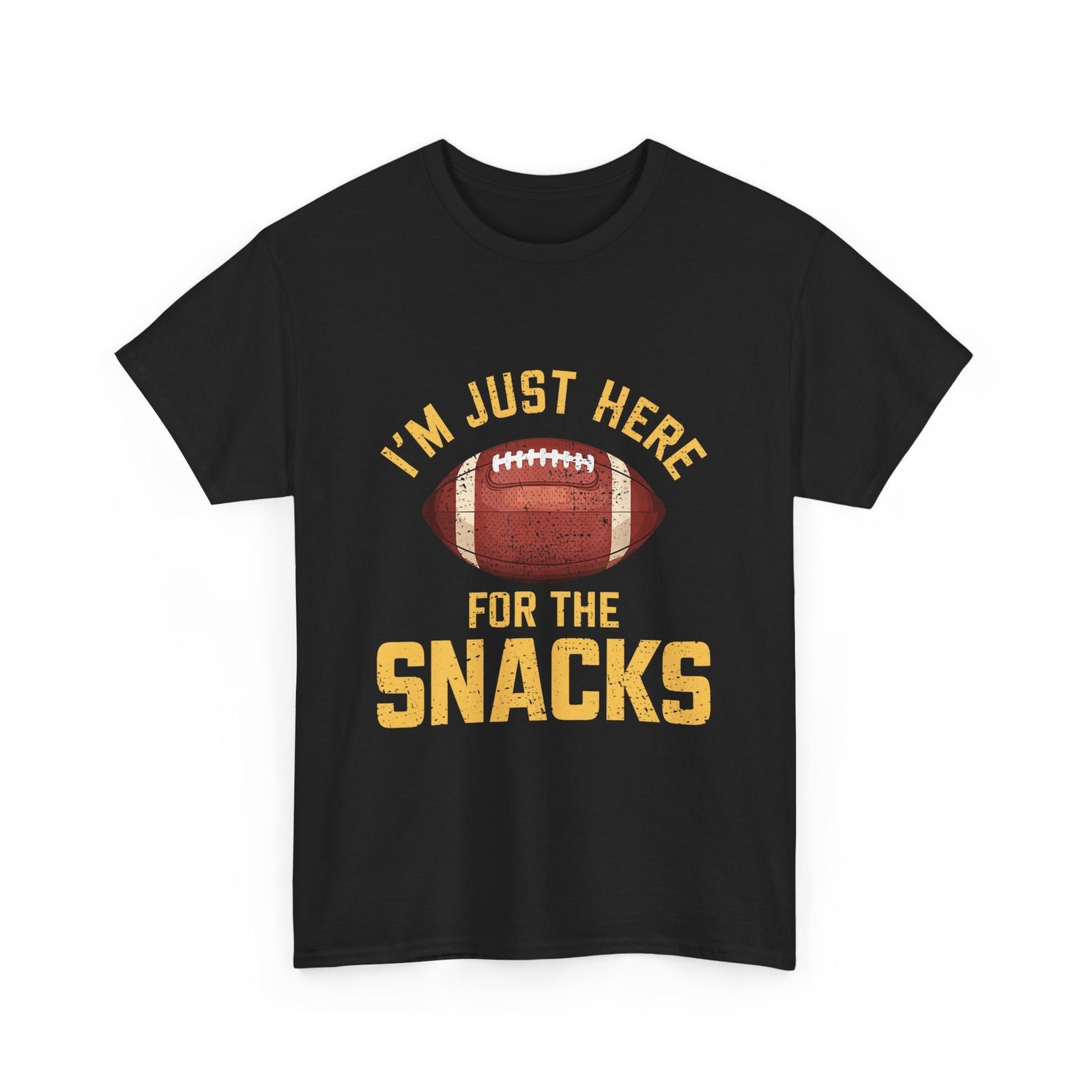

Football Shirt, I M Here for the Snacks Football Funny Shirt Tee top T shirt L