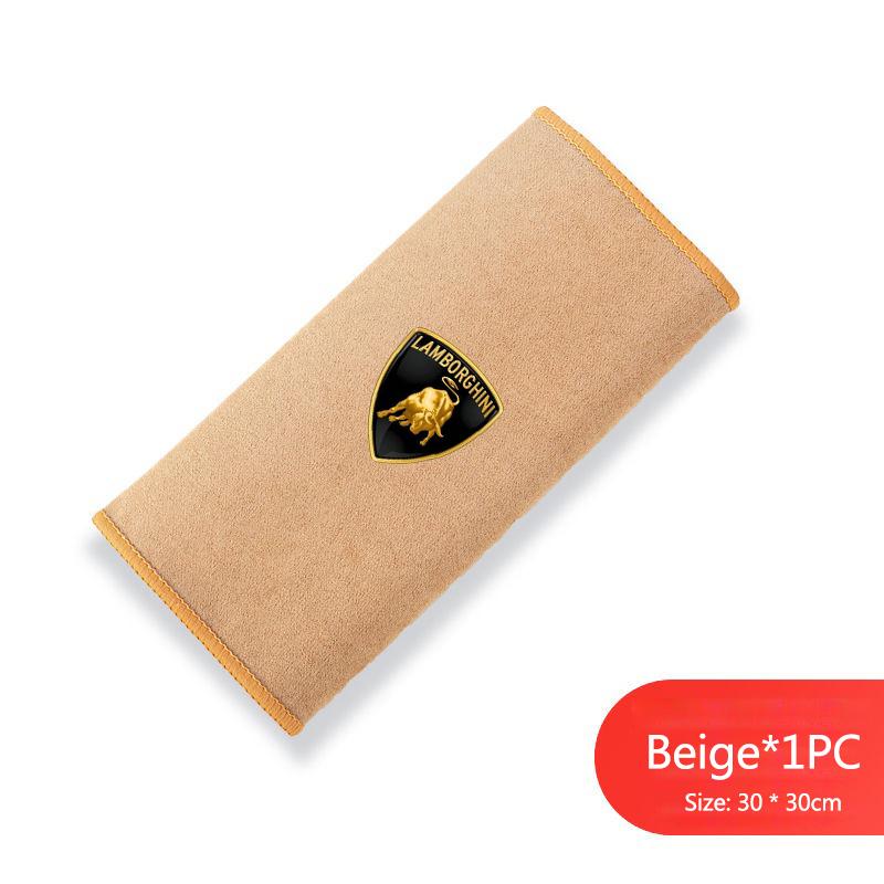 Soft Suede Car Wash Microfiber Towel Car Cleaning Drying Cloth For Lamborghini LP570 LP610 Urus LP700 LP770 Gallardo Aventador