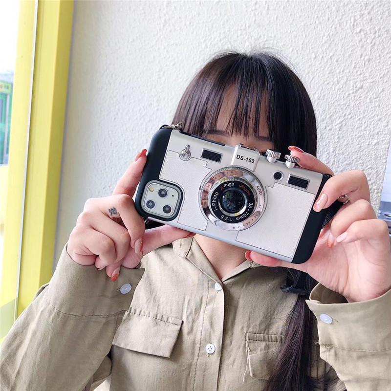 Retro Creative Camera Phone Case: Compatible with iPhone 14/13/12/11, PROMAX, XR - Drop-Proof Protection
