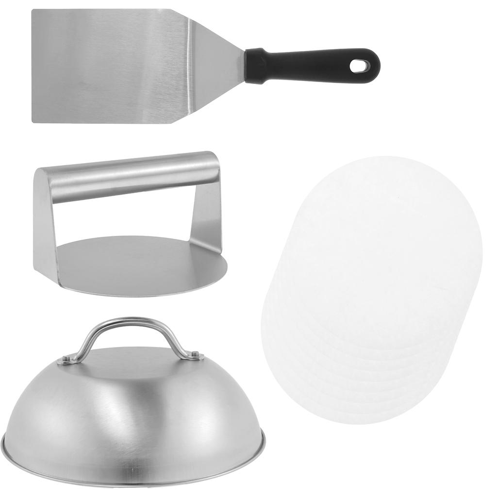 Burger Press Stainless Steel Smash Hamburger Presses Meat Mold Deli Meats Kitchen Accessories Patties Meat Masher Burger Making
