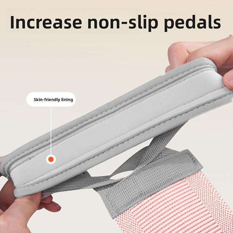 1pc New Multi-Functional Fabric Foot Pedal Resistance Band, Yoga Assistance Pull Rope, Sit-Up Training Leg Stretching Band