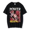 Chainsaw Man Power Personalized Print Summer Men's High Quality 100% Cotton Short Sleeve Casual Comfortable Trendy Streetwear