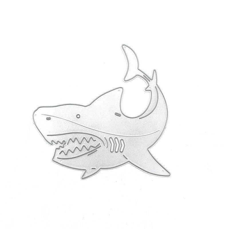 

Cute Shark Metal DIY Cutting Dies Stencil Scrapbook Album Paper Card Embossing