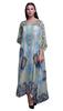 Phagun Tie & Dye Shibori Ladies Plus Size Kaftan Summer Wear Beach Coverup Kimono