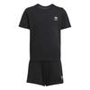 adidas Dětský bavlněný set trička a šortek s logem