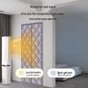 Winter Cotton Waterproof Door Curtain - Punch-Free, Windproof, Warm, Thickened, Magnetic Partition for Air Conditioning
