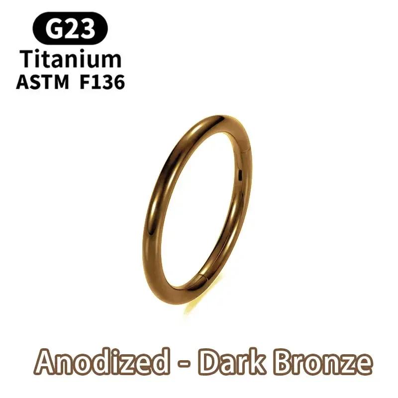 Piercing Naso Titanio G23 F136 Grado Impiantabile 14G 16G 18G 20G Clicker Diaframma Piercing Trago Gioielli Corpo Sexy