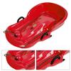 Plastic Snow Sled Snow Speeder Sled With Pull Rope Kid Downhill Sprinter Toboggan Snow Sled Solid Snow Sled for Winter Sport