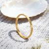 Customized Name Date Couple Ring Stainless Steel 3MM Wide Plain Ring Inspirational Words Ring Jewelry Gift Valentine's Day Gift