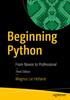 Bok Beginning Python : From Novice To Professional
