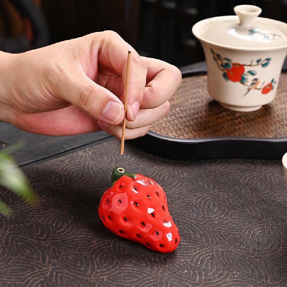 Obst Weihrauch Brenner Ornament Erdbeere Ornament Obst Hause Innen Weihrauch Sandelholz Weihrauch Brenner Dekoration