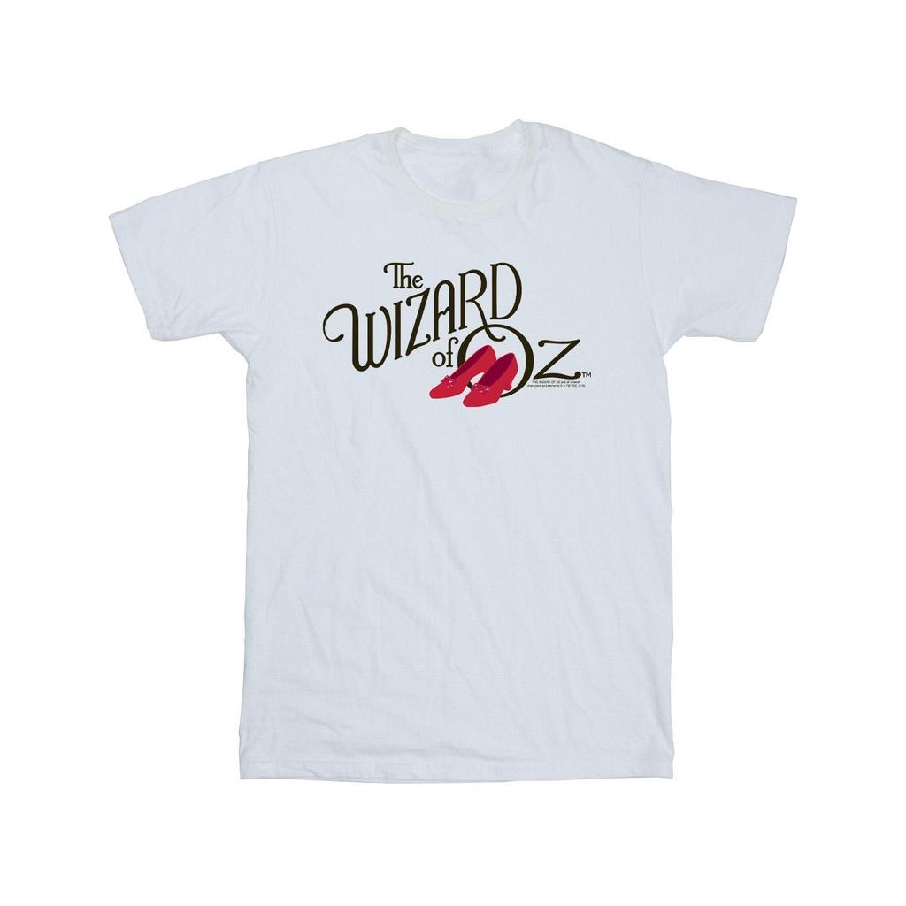 The Wizard Of Oz Girls Ruby Slippers Logo Cotton T-Shirt