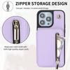 Zipper Cards Bag Crossbody Leather RFID Wallet Case For iPhone 17 Pro Max 15 16 14 Plus 13 12 11 XS SE 2022 Pocket Purse Cover