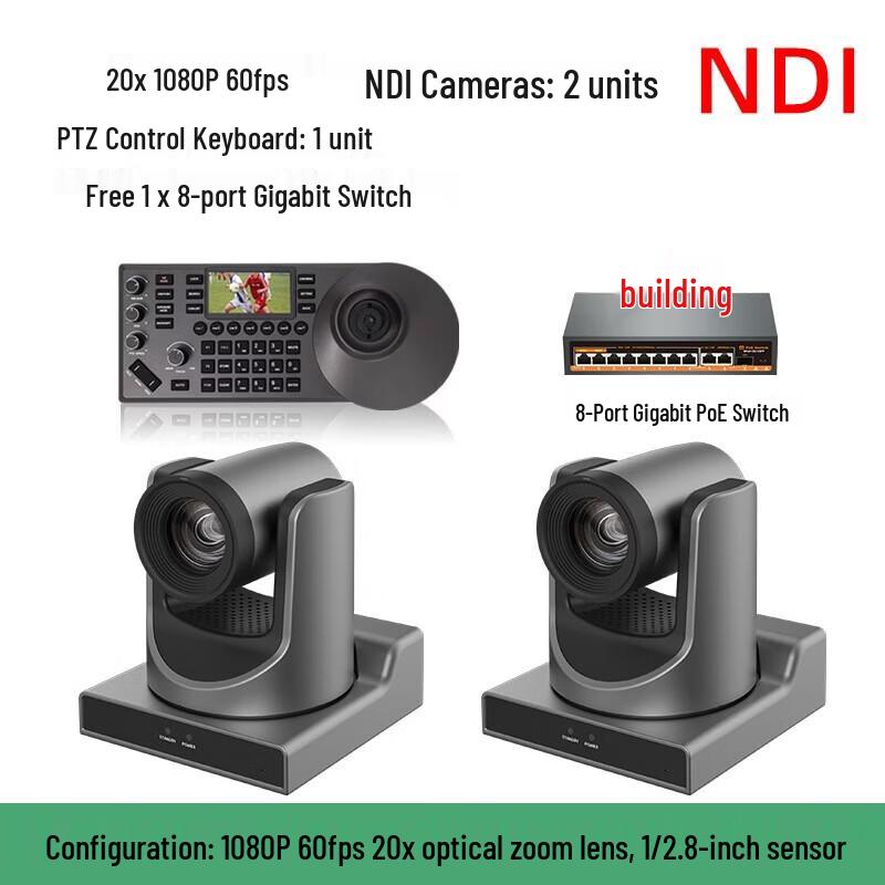 HAPINYUXV4K NDI PTZ AI Tracking Conference Camera (CN version)