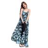 2026 Summer Blue Spaghetti Strap Beach Dress for Women