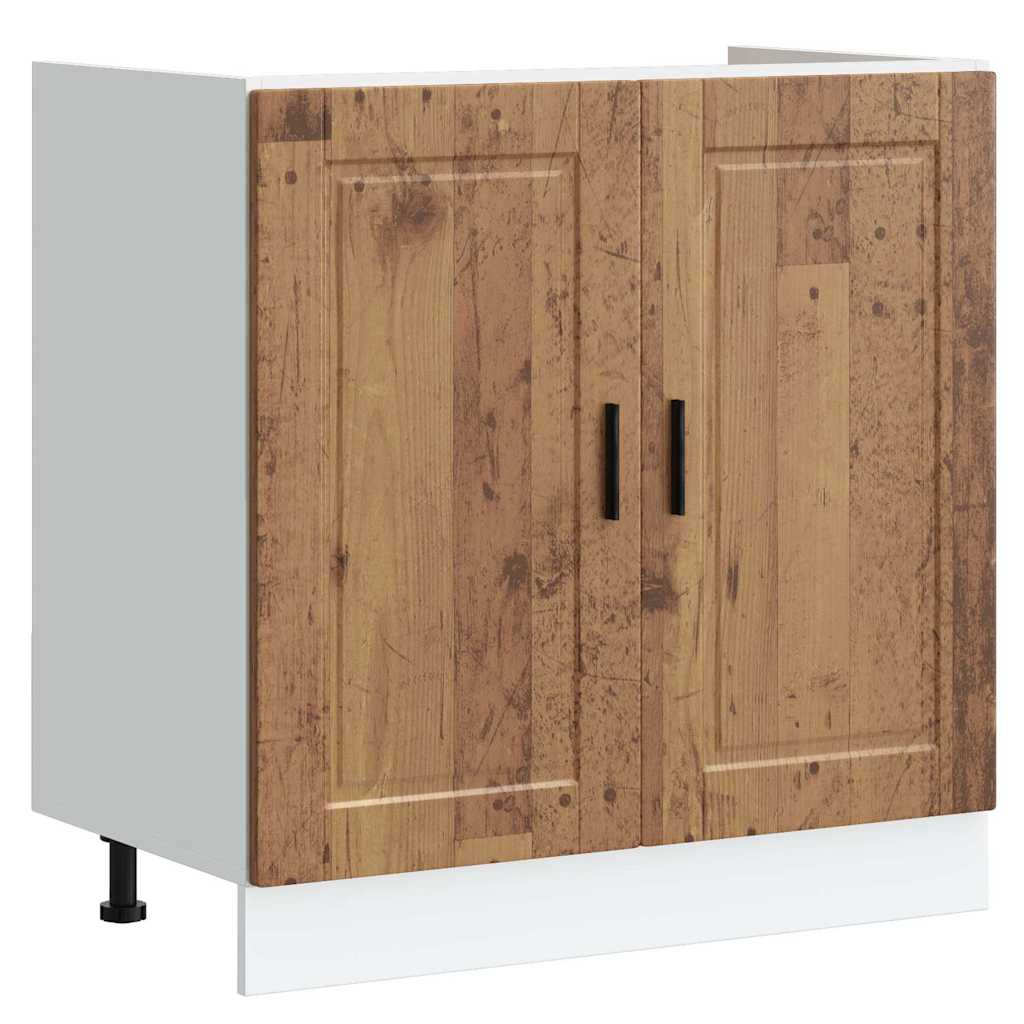 Vidaxl Sink Cabinet, Porto, Old Wood, 80X46X81.5 Cm