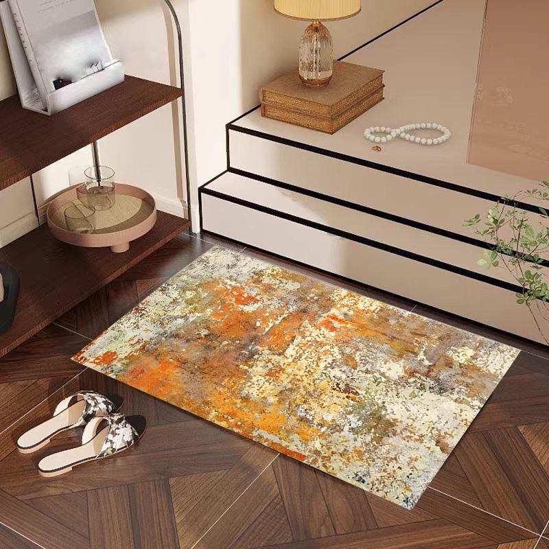 

VIKAMA Simple Light Luxury Style Crystal Velvet Carpet Soft and Comfortable Living Room Study Carpet Sofa Checkroom Rugs 40x 60cm