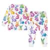 Children's Set - Printed Cartoon Two-Piece Outfit Set For Boys And Girls