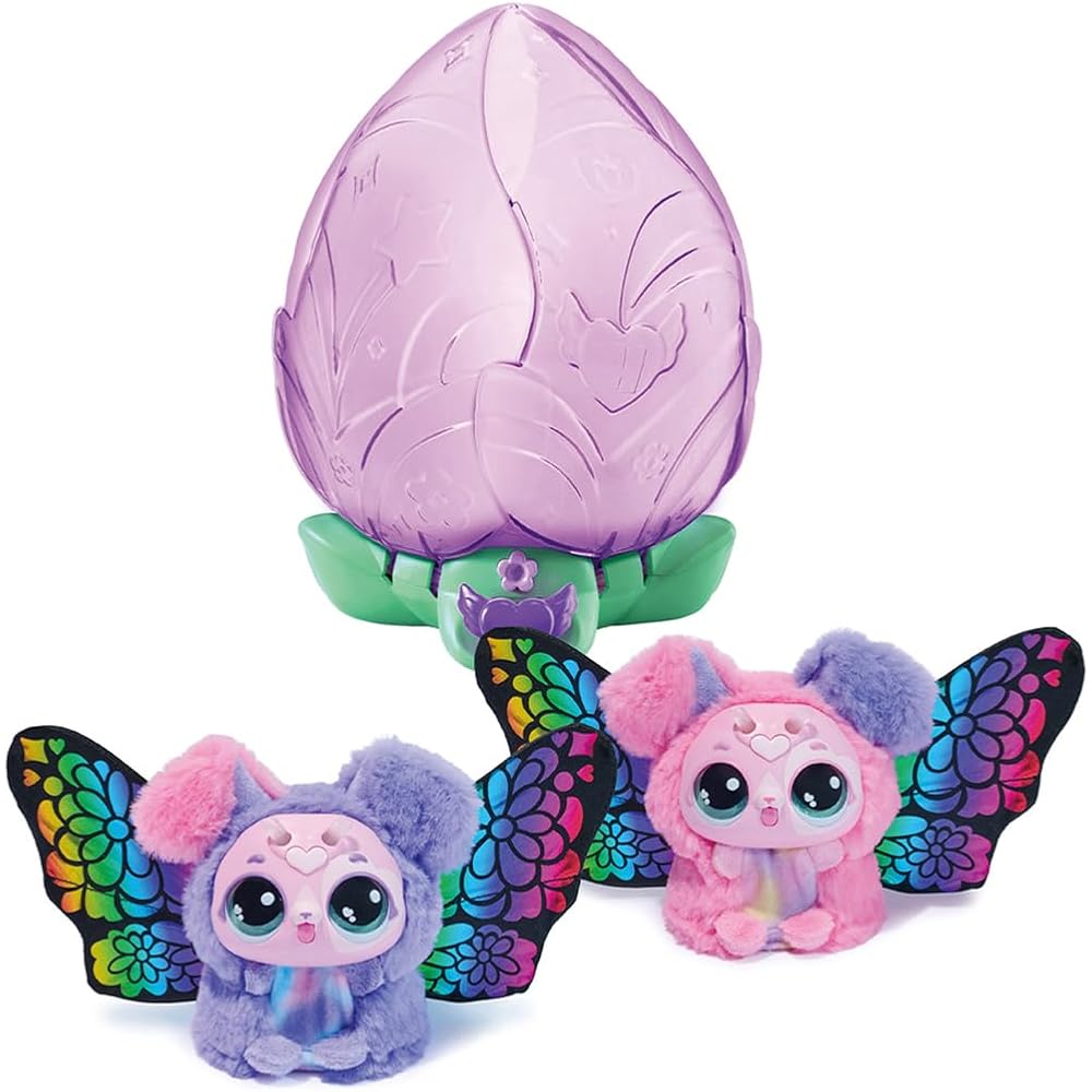 Takara Tomy Umarete! Woomo Flower Surprise Puppy Fly Toy Interactive Plush
