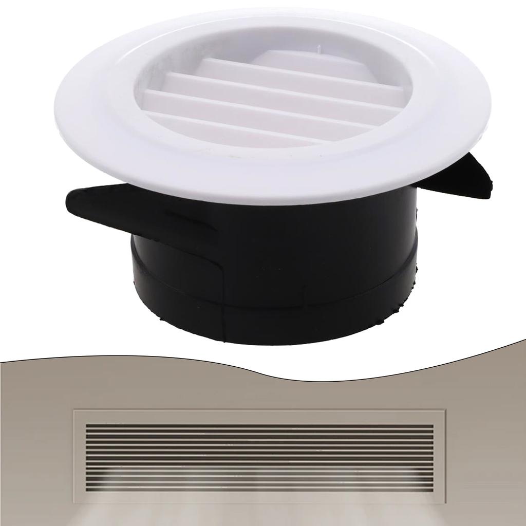Prese d'aria rotonde a lamelle 75mm/100mm/125mm/150mm/200mm Griglia interna in ABS Coperture per prese d'aria a muro Regolabile Flusso d'aria