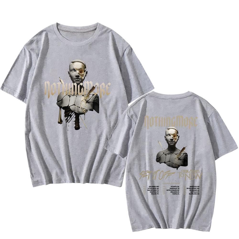 Carnal Album Grafické tričko Nothing More Rocková kapela Trička Heavy Metalový styl Potisk Tričko Streetwear Hip Hop Bavlněná trička