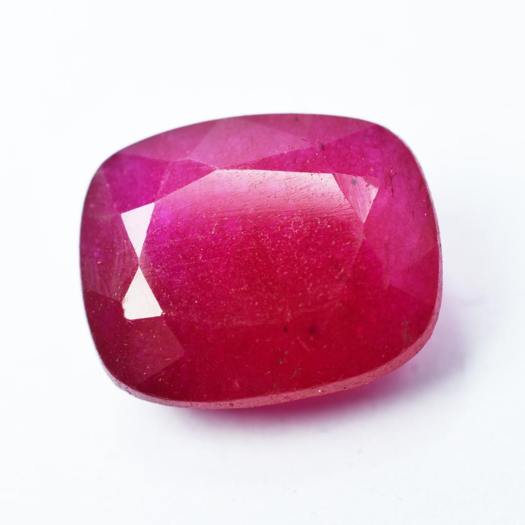 8.15 Ct Cushion Cut Red Ruby Natural CERTIFIED Loose Gemstone Stunning Quality S-986
