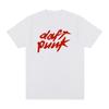 Summer Men Cotton T-Shirt Daft Punk Tops Tees Male Casual Clothing Unisex Women Fashion Solid Color Short Sleeve Streetwear