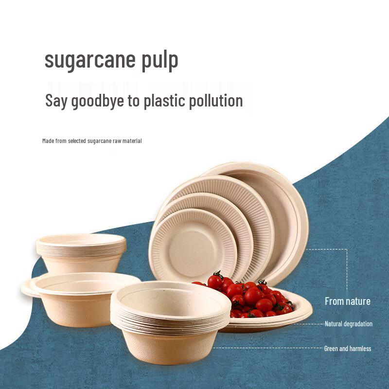 Einweg-Papierschüssel- und Geschirrset