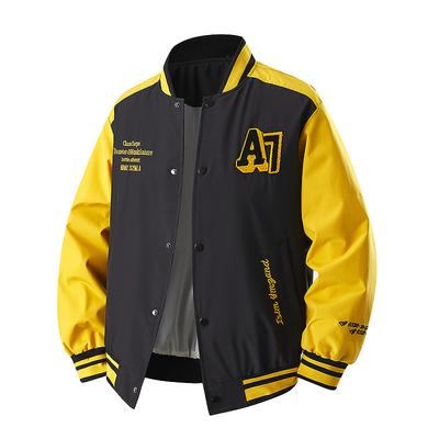 Giacca Ricamata per Uomo e Donna, Giacca da Baseball Casual da Coppia Ampia Primavera e Autunno per Uomo
