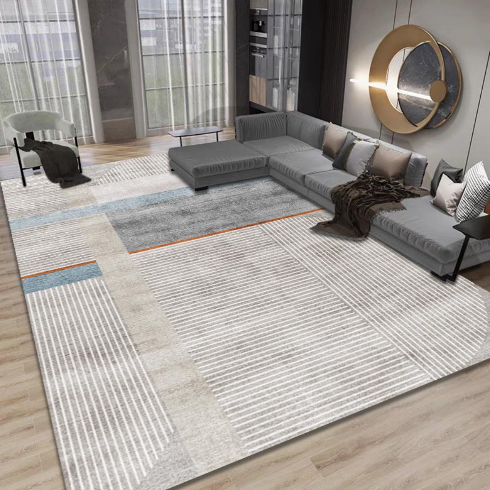 New Chinese Crystal Pile Carpet Non-slip Machine Washable Rug for Living Room Sofa Coffee Table Bedroom Decor